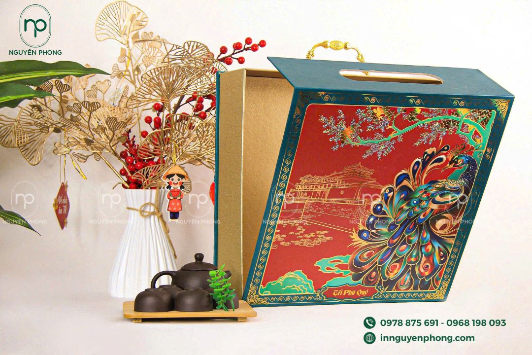 Chất liệu hộp quà Tết – Cứng cáp, sang trọng, thân thiện môi trường
